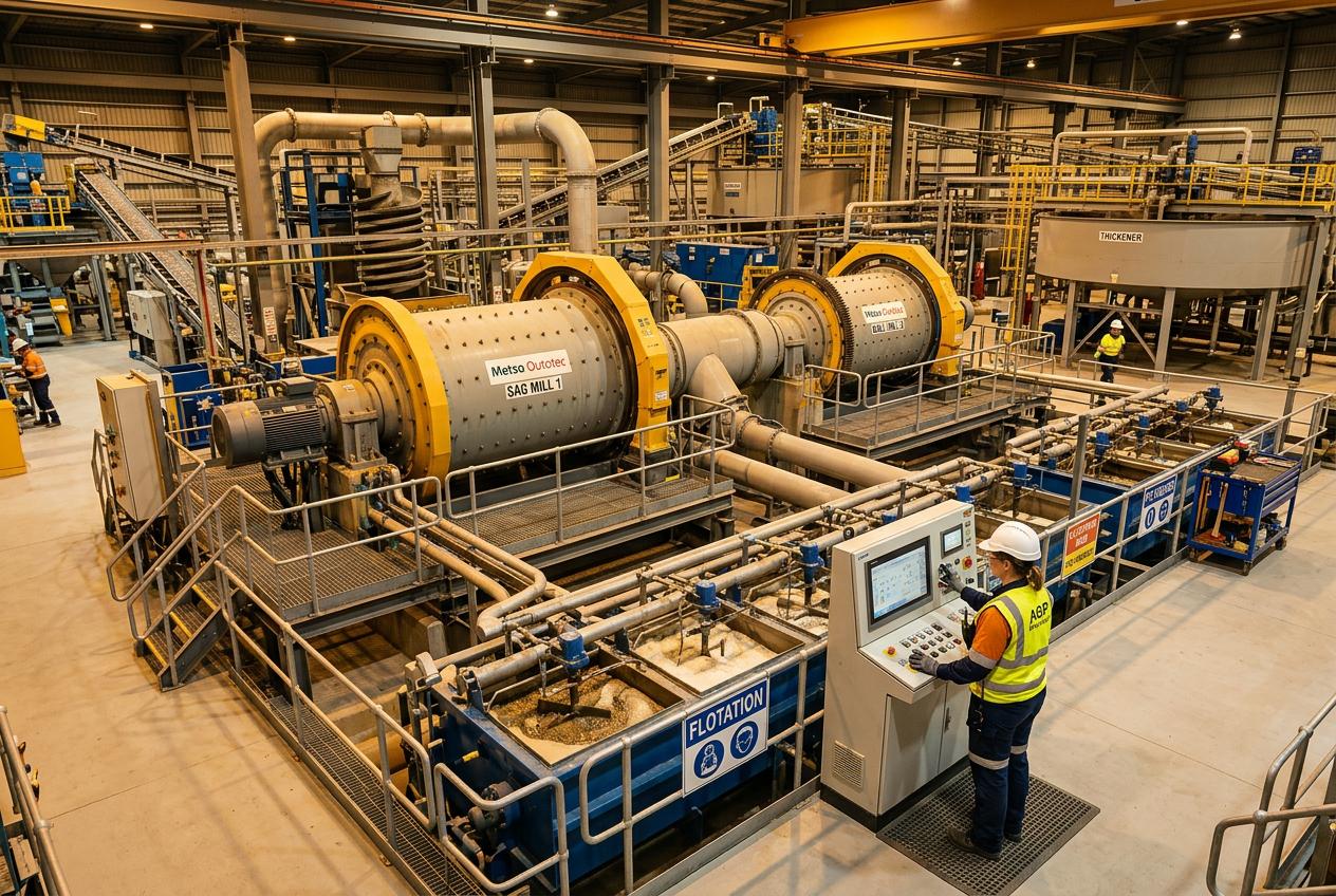 Gold processing facility